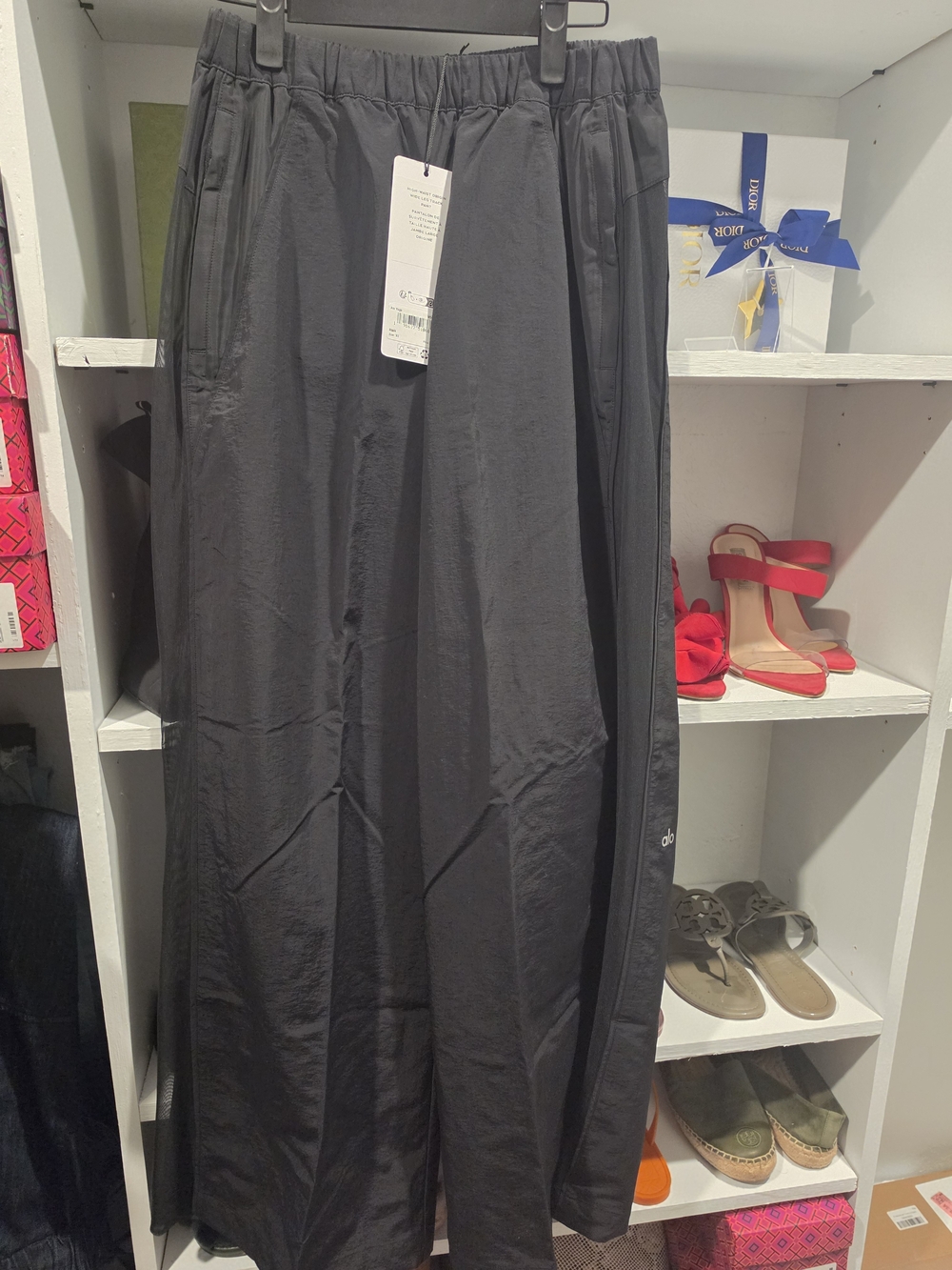 ALO High Waist Origin Wide Leg Track Pant